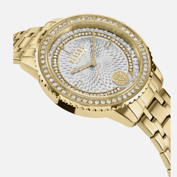 Versace 38mm Gold Diamond Womens Watch main image 4